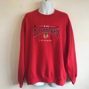 Vintage Chicago Blackhawks Embroidered Sweater